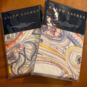 Set king sham Ralph Lauren Travis Paisley